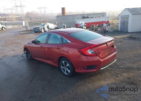 2019 Honda Civic Lx z USA, uszkodzony, nr VIN 19XFC2F64KE213035